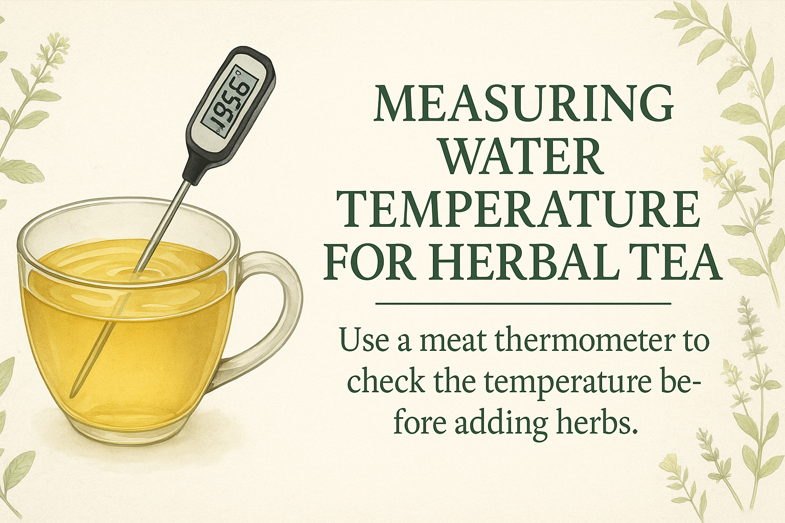 Steeping tea temperatures